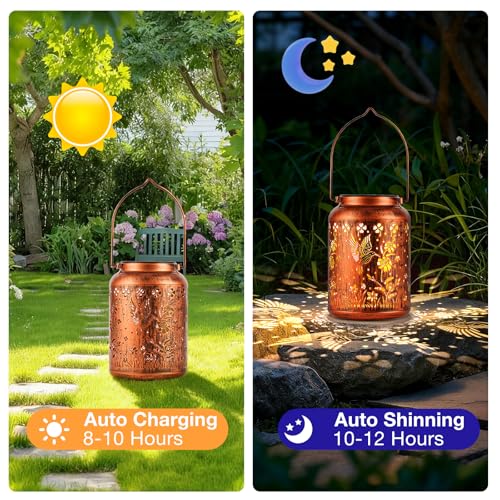 Save 33% on Hummingbird Solar Lanterns for Outdoor Garden Decor