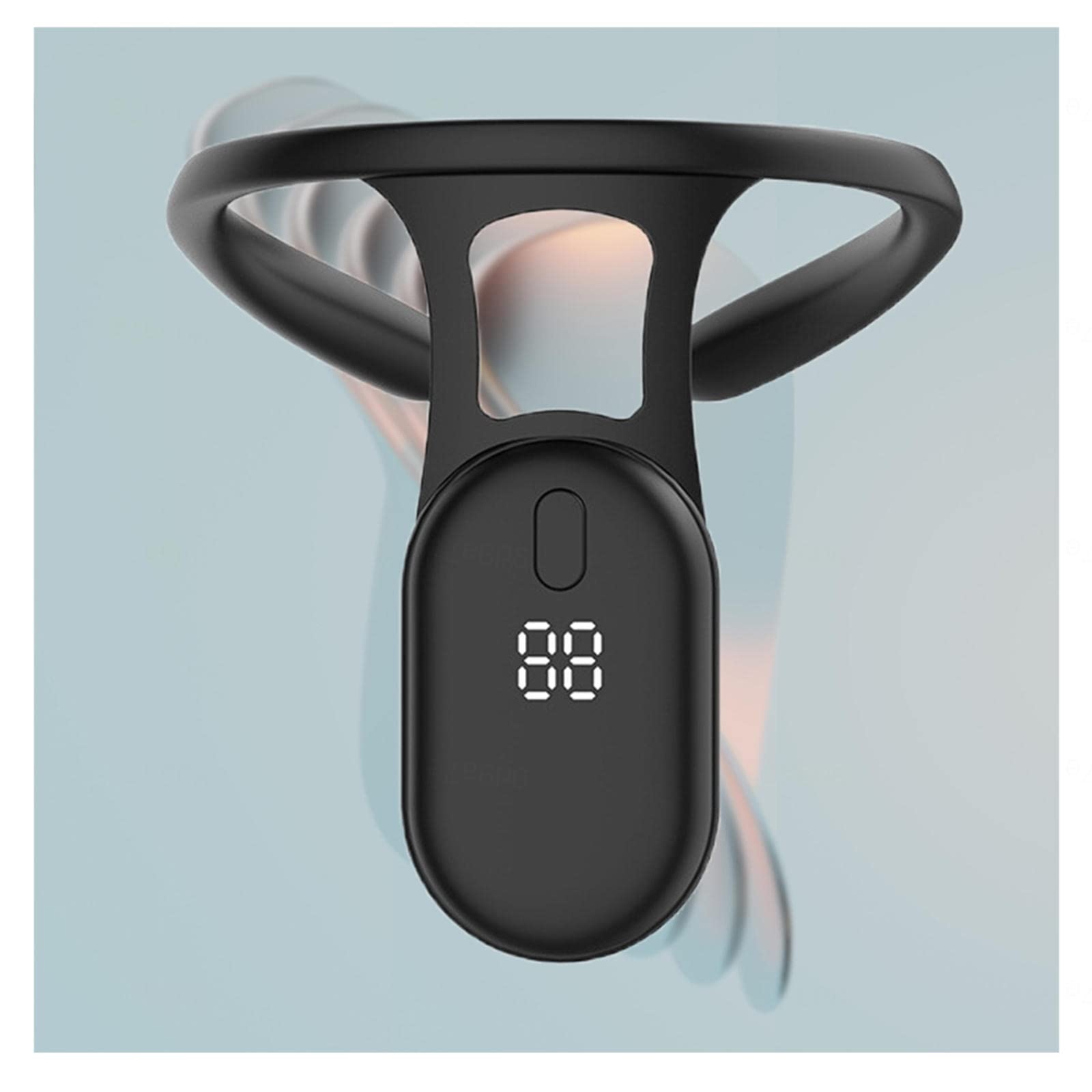 ERTDDE Smart Posture Trainer, Vibration Reminder Portable, Posture Corrector And Trainer, Used For Body Correction,Black