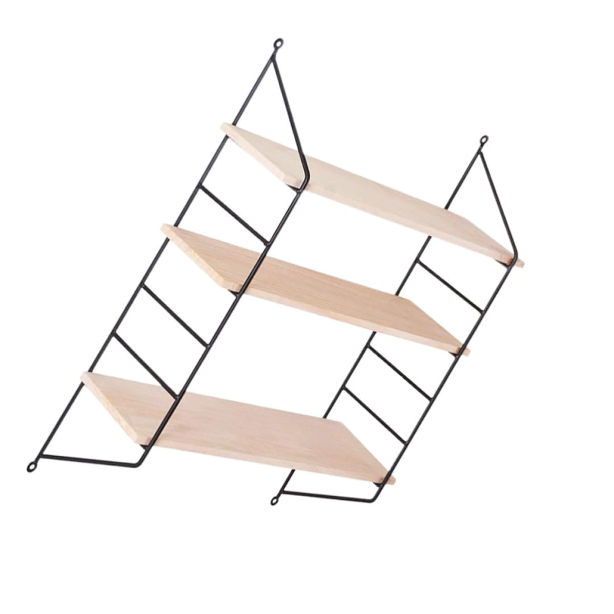 Étagère suspendue en bois Zerodeko, design trois couches élégant pour sublimer la salle de bain