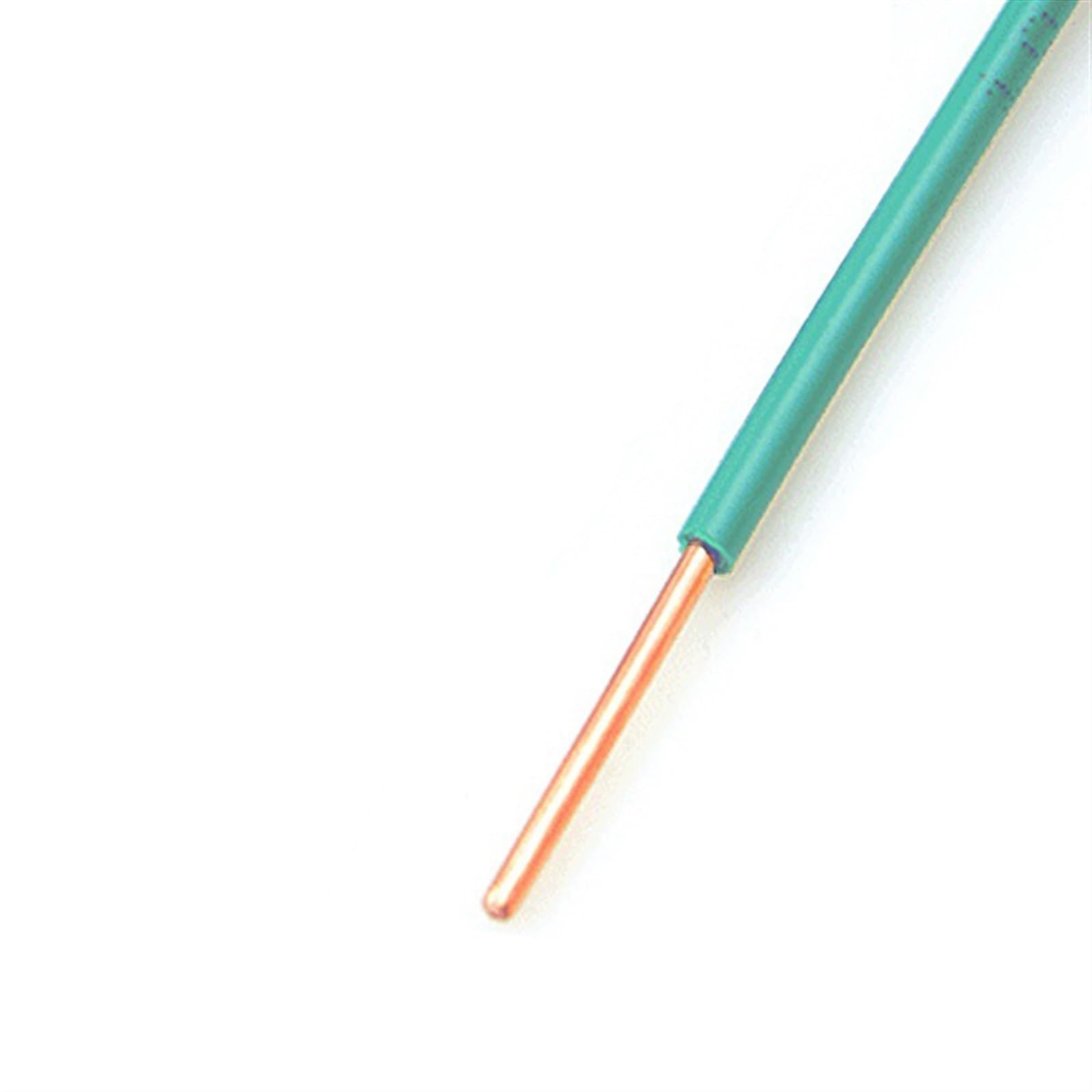 Fijo Cerco Cableado eléctrico fijo 20/19/18/16/14/12/10/8 AWG Cable de núcleo único Cable ignífugo de PVC Cable de cobre de núcleo sólido Dispositivo Soldadura ( Size : 90meter , Color : 14 AWG - 2.5m
