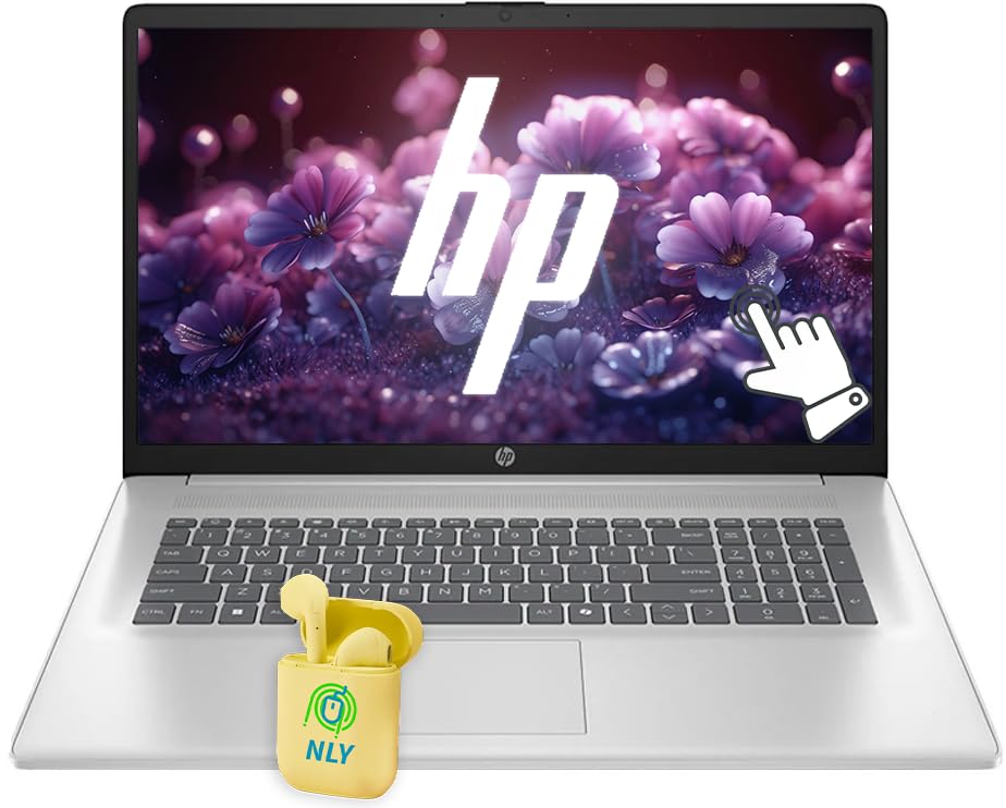 HP Touchscreen 17.3" Laptop Computer, Windows 11 Pro with Lifetime Office, 12-core Intel Core Ultra 7 255U Processor, 32GB RAM 1TB SSD, Intel Graphics