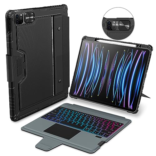 Nillkin iPad Air 11 inch Case with Keyboard(M3/2025,M2/2024) 180° Adjustatable Stand