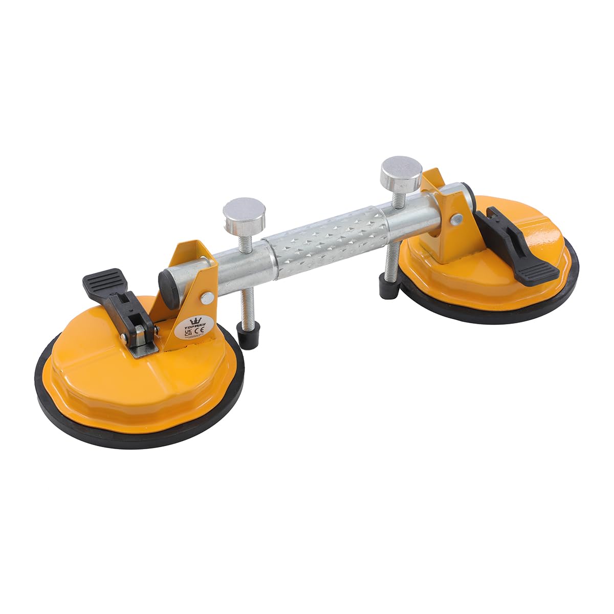 TOPWAY Paquete de 2 ventosas ajustables de 6 pulgadas para unir nivelación y alineación de azulejos de granito, mármol, cerámica, herramienta de instalación de encimera