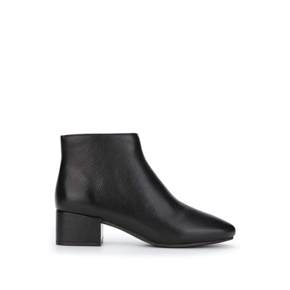 Women's Ella Low Heel Bootie Ankle Boot, black, 8.5 M US