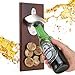 Flaschenöffner Magnet, minghaoyuan Vintage Holz Wand Bieröffner, Hölzerne Flaschenöffner zur Wandmontage für Bar, Küche, Terrasse, Geschenk für Männer und Bierliebhaber (magnetische Absaugung)… (1) Vintage günstig Kaufen-Flaschenöffner Magnet, minghaoyuan Vintage Holz Wand Bieröffner, Hölzerne Flaschenöffner zur Wandmontage für Bar, Küche, Terrasse, Geschenk für Männer und Bierliebhaber (magnetische Absaugung)… (1)