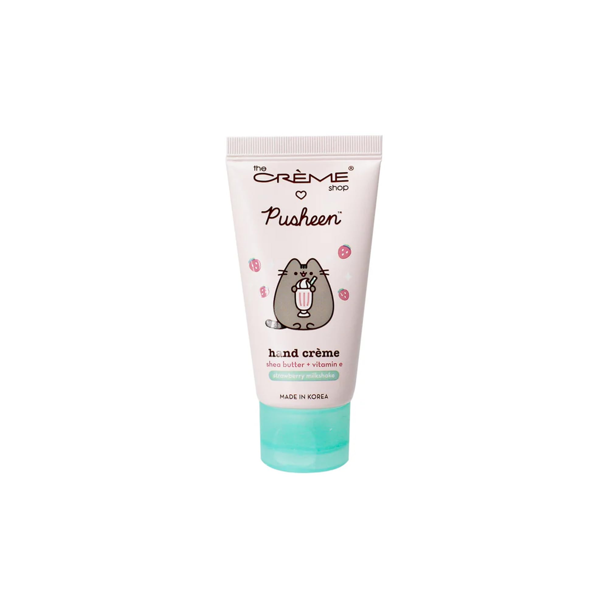 X Pusheen Hand Crème (Strawberry Milkshake) | Moisturizing & Nourishing Hand Moisturizer - Shea Butter & Vitamin E - Soothe Dry Cracked Hands