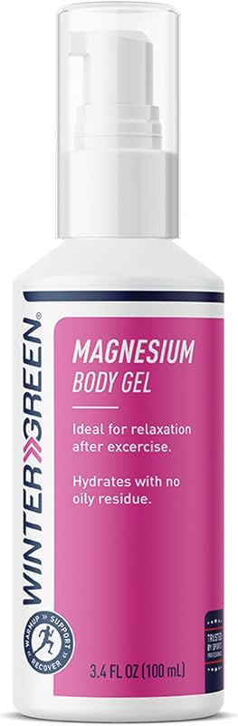 Wintergreen Gel Corporal de Magnésio, 100 mL