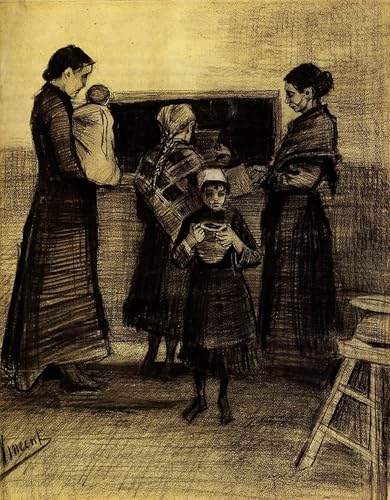 La soupe populaire Vincent Van Gogh Poster Idée Cadeau Art Murale Toile