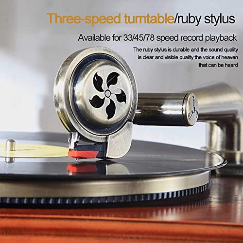 VSDEXR Tourne-Disque rétro, phonographe, Tourne-Disque Vinyle avec Haut-parleurs, Platine Vinyle Vintage 3 Vitesses 33… - Les Beatles, Paul McCartney, John Lennon, RIngo Starr, George Harrison VSDEXR Tourne-Disque rétro, phonographe, Tourne-Disque Vinyle avec Haut-parleurs, Platine Vinyle Vintage 3 Vitesses 33… – Image 8