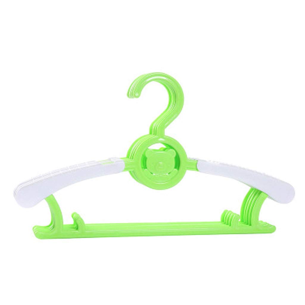MOBYGKFY 5/10pcs Child Clothes Rack Plastic Kids Hangers Portable Non-Slip No Trace Windproof Pants Clip Household Closet Wardrobe Storage(F,Quantity 5)