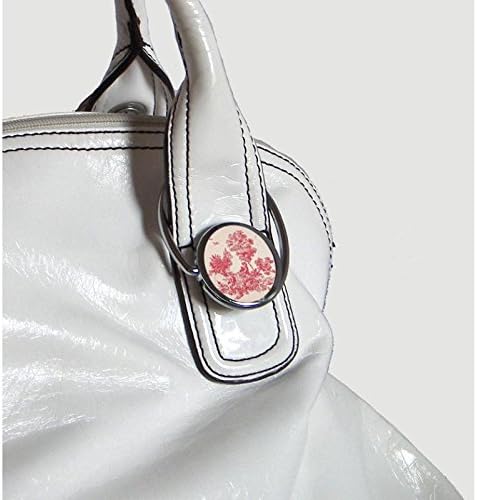 Miss Kha Bag Holder Patterned Design Toile de Jouy Pink, Rosa - Image 3