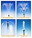 PonicsPump FHS4: Water Fountain Spray Head Set - Choose from 4 Water Patterns: Blossom, Frothy, Mushroom and Two-Tier Styles