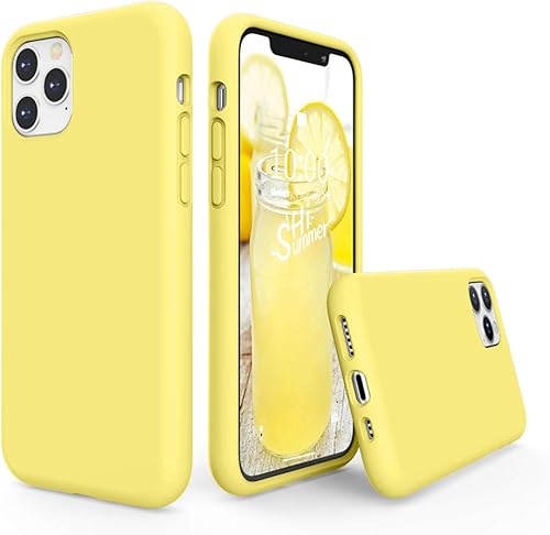 Miniatura 10 de SURPHY Funda compatible con iPhone 11 Pro de 5.8 pulgadas, funda gruesa de silicona líquida (con forro de microfibra) para 11 Pro 2019, color rojo