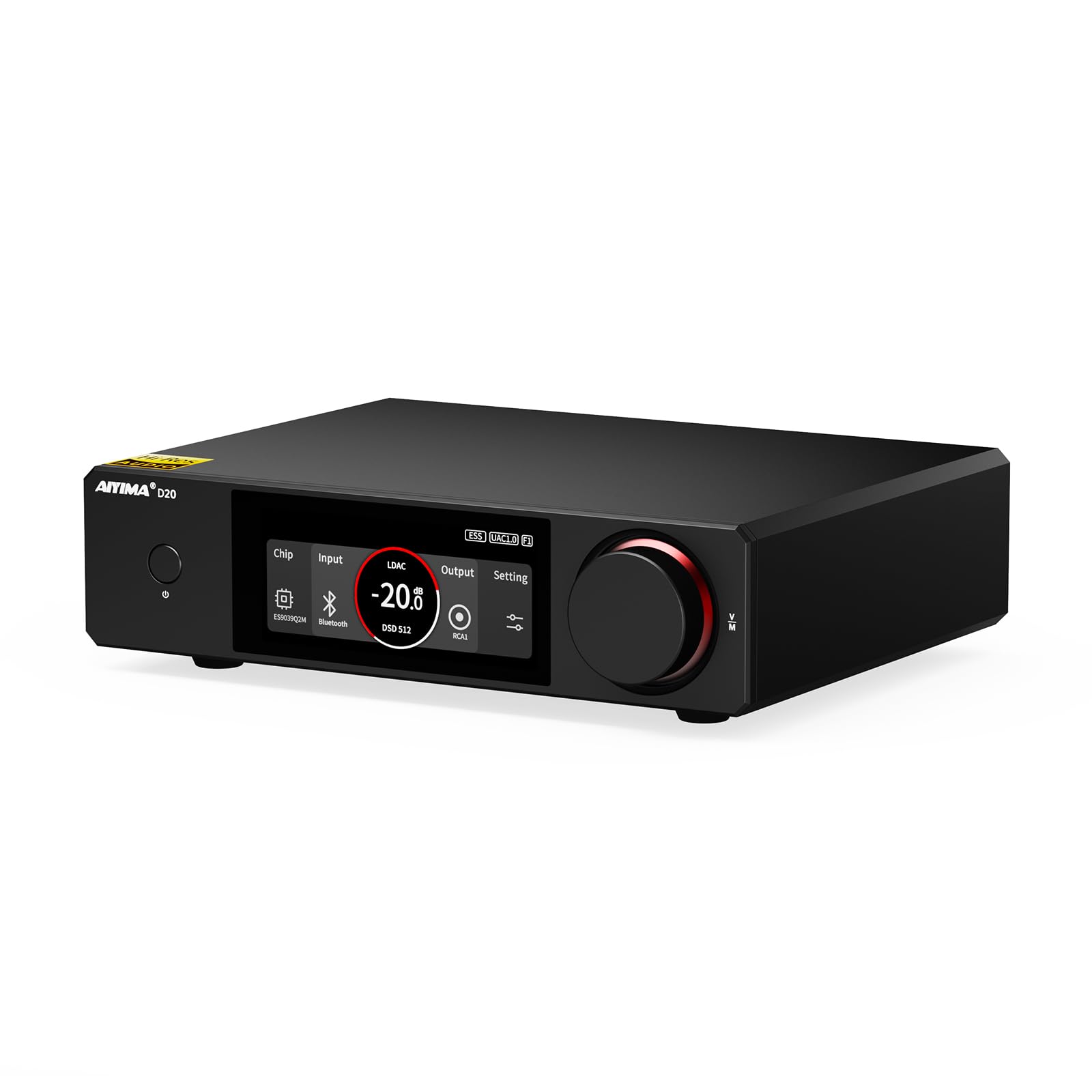 Amazon.com: AIYIMA D20 Balanced Audio DAC,Dual ES9039Q2M AK4493S