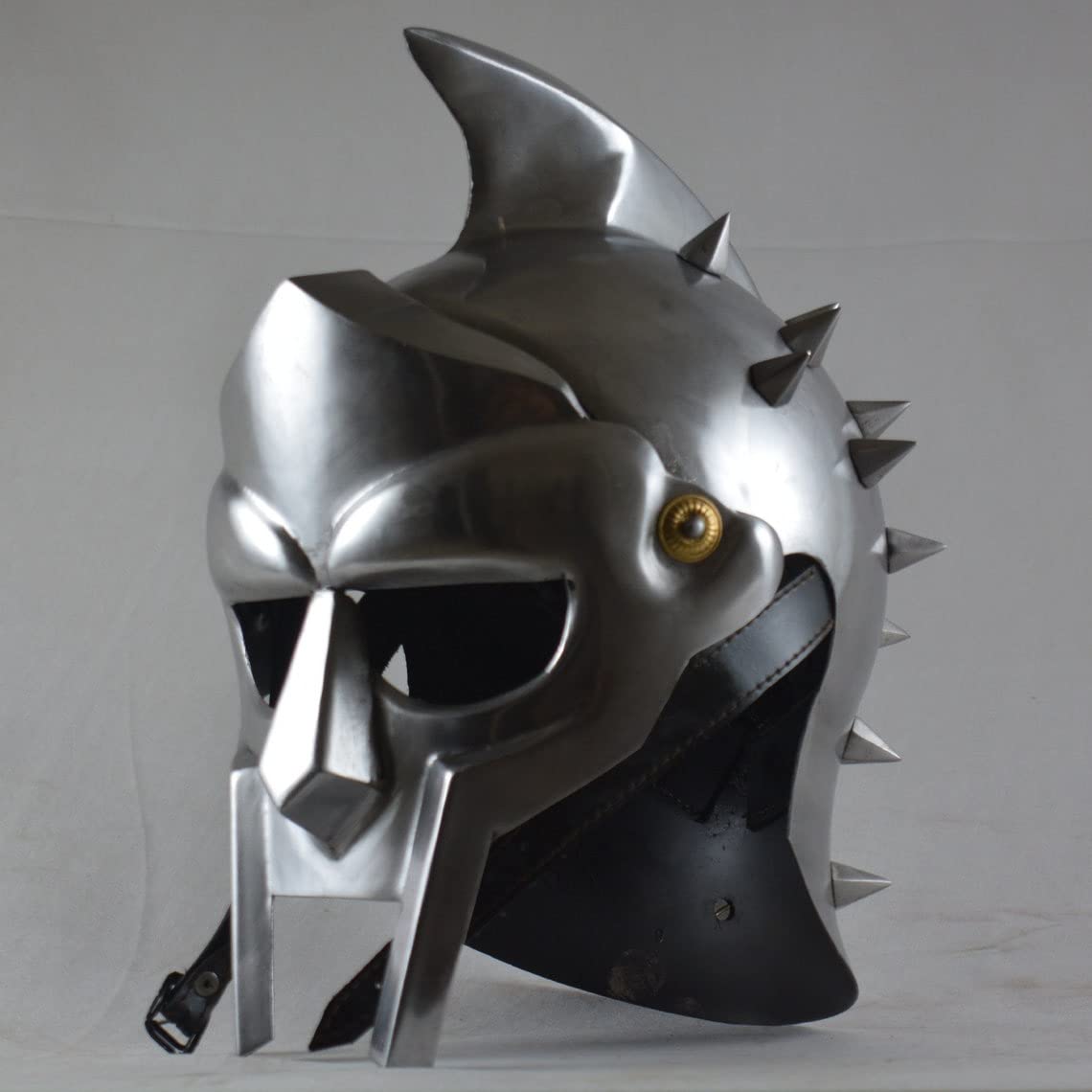 Casco de gladiador griego con soporte maximus decimus meridians armour decoración hogar oficina mejor regalo