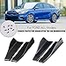 BESULEN 2 PCS Car Rear Bumper Guard Diffuser Splitter, Universal Anti Scratch Protector for Side Fender Skirt Lip, Auto Bumper Lip Body Kit Corner Guard Strip, Car Interior Accessories (Carbon Fiber)