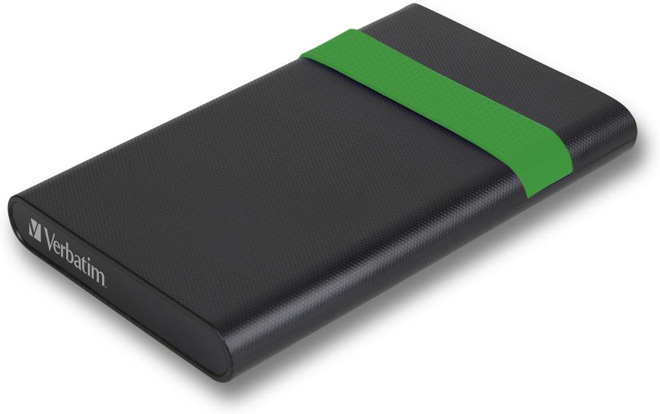 Verbatim Disco Certificado REFURBISHED Duro portátil Externo USB 3.2 Gen 1-500 GB HDD 2.5'', Plug&Play