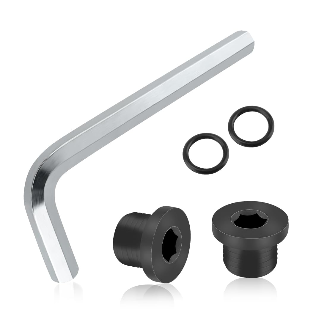 Kit de tapón de llenado y drenaje del diferencial delantero para Polaris Scrambler Sportsman 550 850 1000 XP ACE 570 900 RZR 570 800 1000 S 4 XP Turbo S Trail General, Ranger 500 570 900 1000 XP