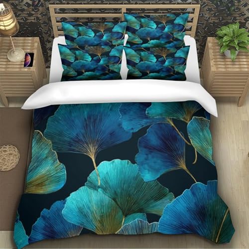 Housse de couette microfbre ultra douce et respirante avec fermeture