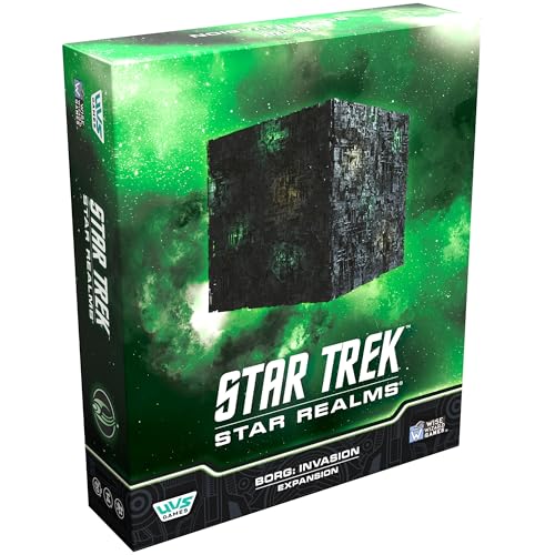 Star Trek: Star Realms - Borg Invasion - Expansion Deck Building Card Game, New Enemy Threat, Co-Op & Versus, TCC Style Combat, Ages 14+, 2-4 Player
