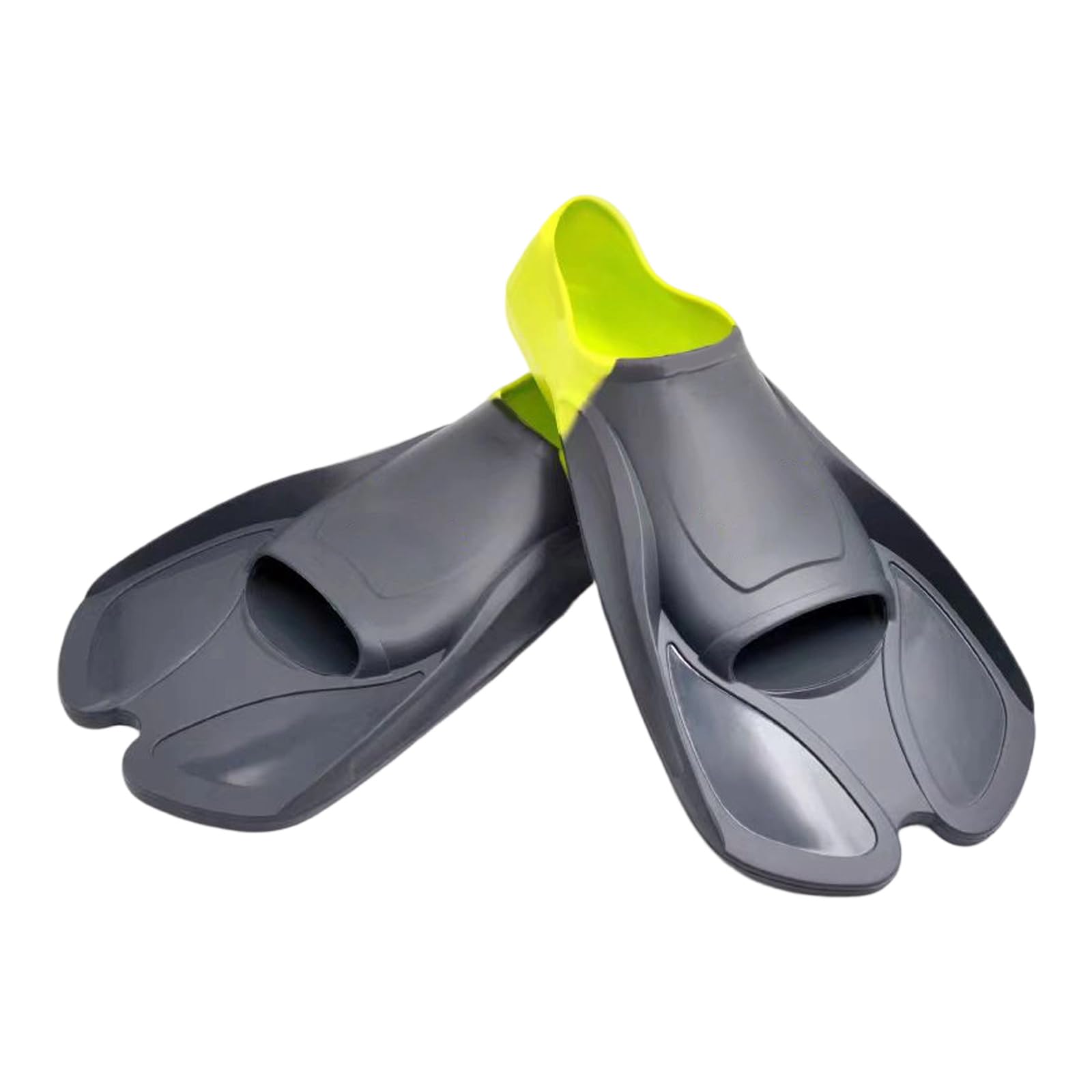 QIAOLIDA Flexible Snorkeling Training Fin Swim Flippers Travel Size Swim Fin for Men Women Snorkeling Diving Swimming Pool