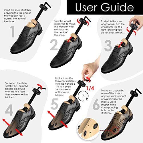 Medipaq-Premium-Gents-Pine-Shoe-Stretchers-Shoe-Tree-Stretcher-Shoe-Stretches-for-Men-Set-of-2-with-Cedar-Balls-and-Drawstring-Bag-UK-7-12