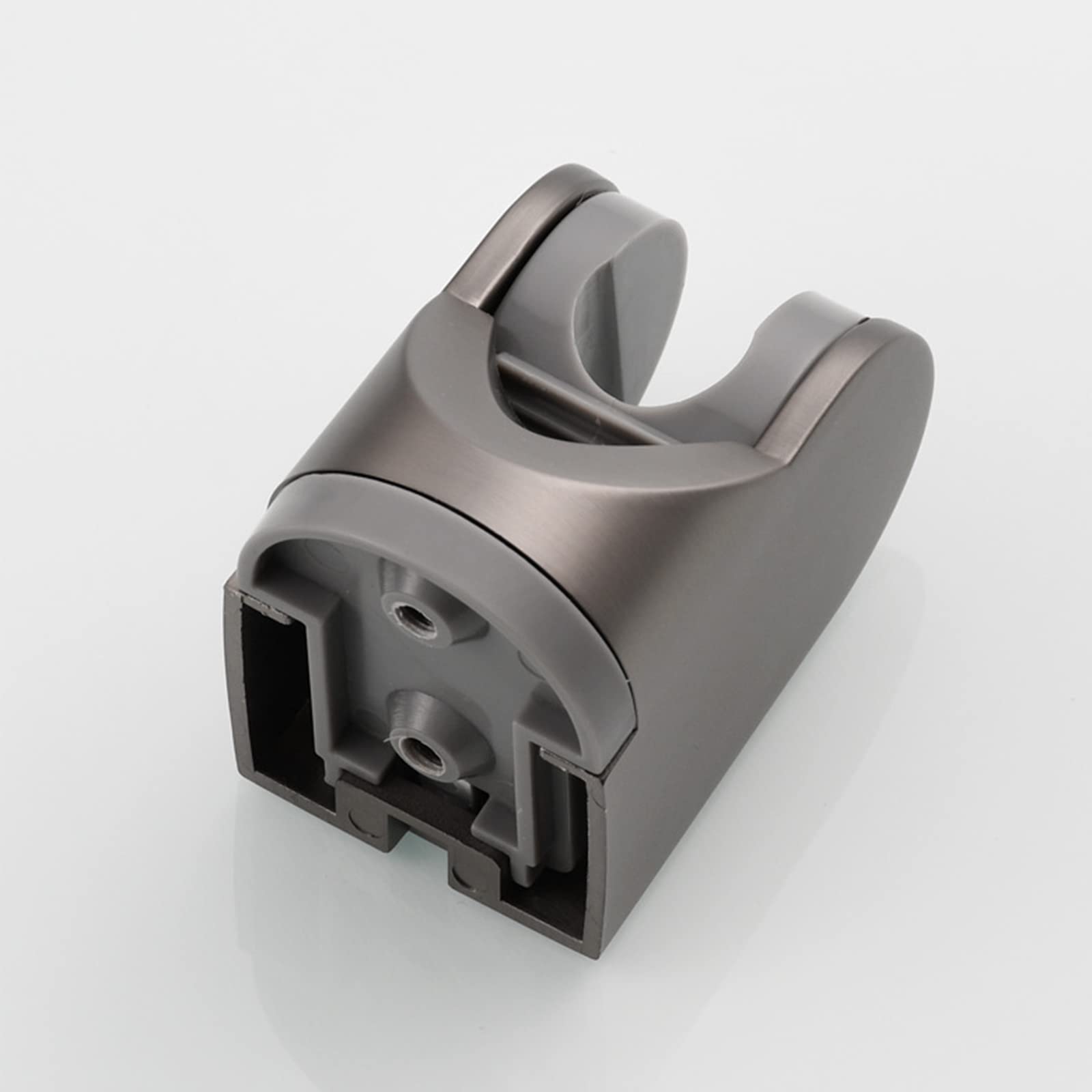 Soporte para Cabezal De Ducha, Soporte para Cabezal De Ducha De Mano ABS, Soporte para Varilla De Ducha Montado En La Pared, Instalación Perforada,Negro