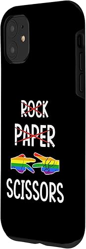 Miniatura 2 de Funda para iPhone 11 LGBTQ Lesbiana Rock Paper Tijeras