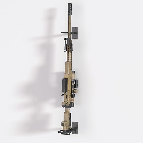 Miniatura 8 de Estante para pistolas, estante para pistola de pared de acero resistente, montaje en pared, ranura ajustable de 14812 para interiores, pantalla