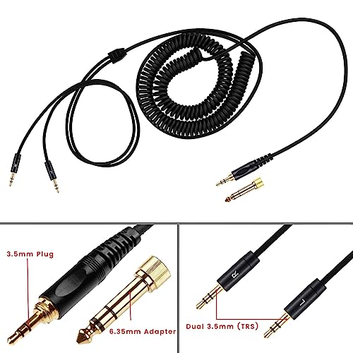 Cable para auriculares de alta potencia con diseño en espiral miniatura 4