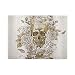 HASENCIV 500 Pièces Puzzles Puzzles Crâne avec Roses Jour des Morts Signe Horreur Art Traditionnel Mexicain Intellectuels Éducatifs Puzzles de Canaux pour Adultes, Adolescents et Famille
