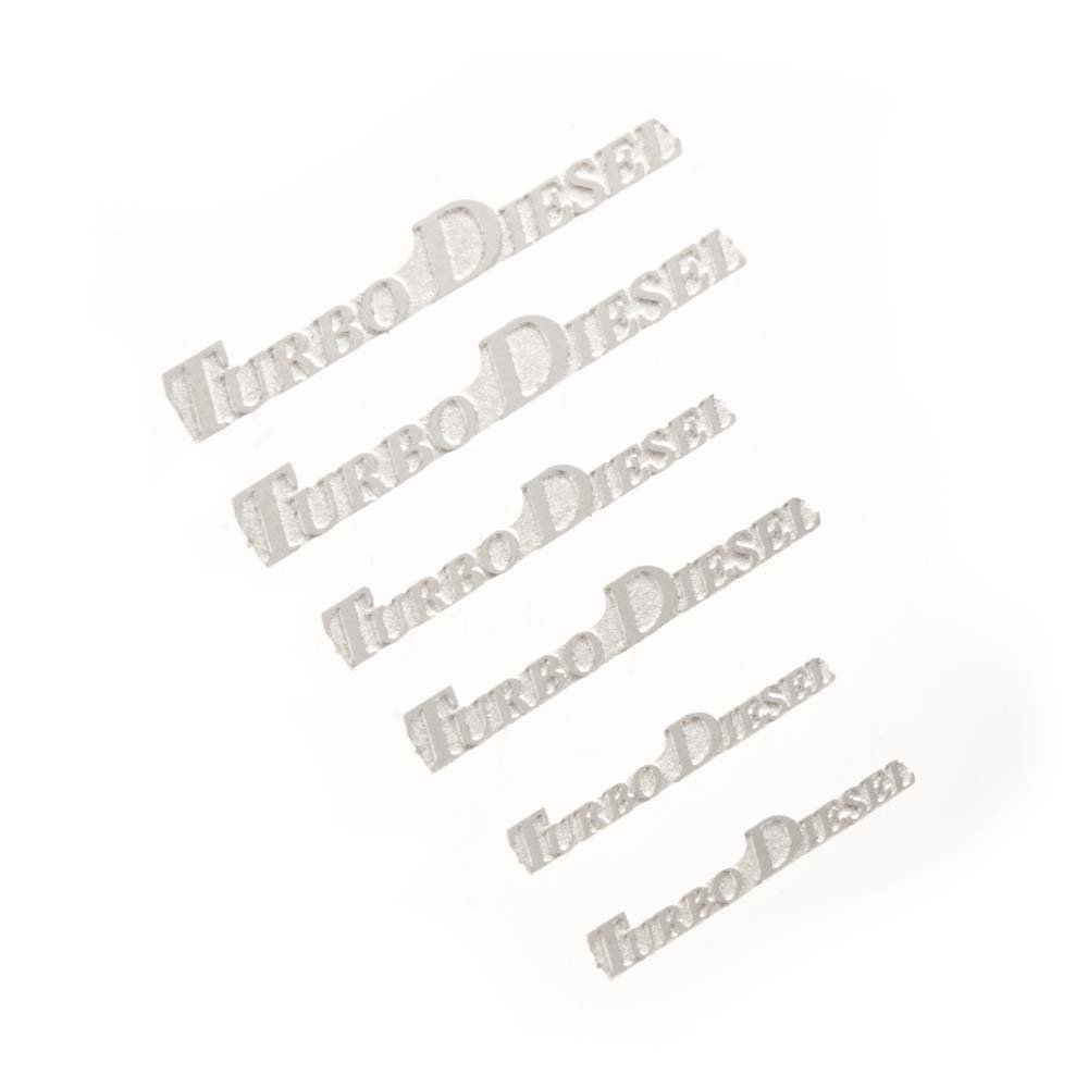 RC4WD RC 4WD Z-S1132 Turbo Diesel Emblem Set