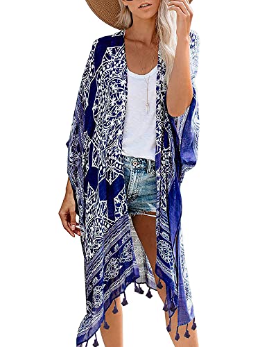 Image of Breezy Lane Kimonos for Women Swimsuit Coverups Beach Cover Up Swimwear Cardigan Summer