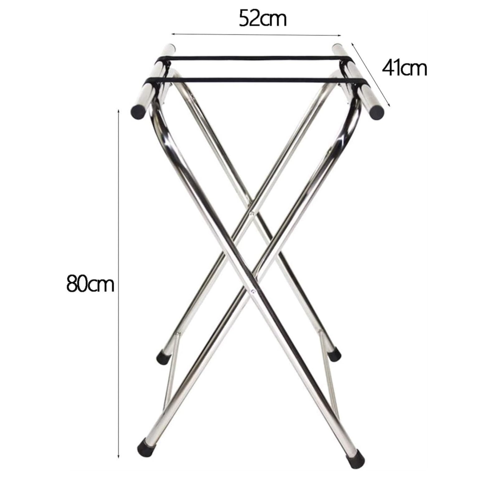 Portamaletas para Hotel,Portaequipajes Portaequipajes Para Habitación De Invitados, Soporte Plegable Para Maleta, Acero Inoxidable Para Habitaciones Hotel Estante para el Hogar