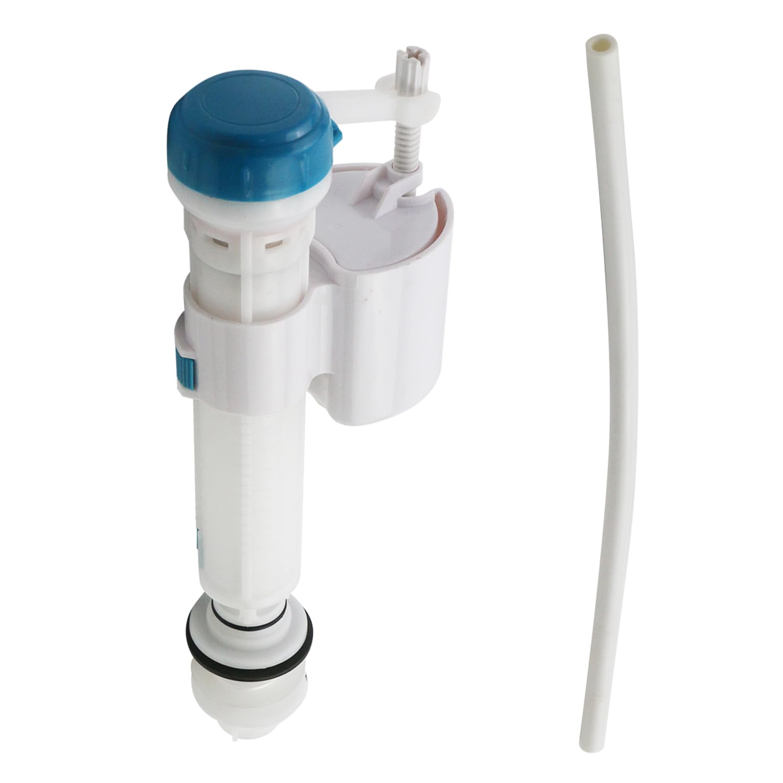 T Tulead Toilet Fill Valve Adjustable Height 7.68"-12", Toilet Flush Valve Replacement Kit G15/16 Plastic Toilet Fill Valve