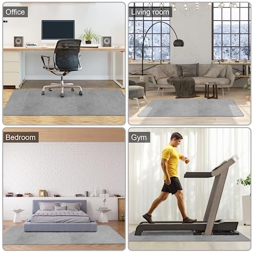 Unterlage Schreibtischstuhl, 90x120cm Bürostuhl Unterlage, Bodenschutzmatte Bürostuhl, Schreibtischstuhl Unterlage, Kratzfest Bodenmatte Stuhlunterlage,Bodenschutzmatte für Hartböden Laminat Parkett
