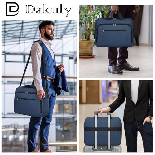 Image of Laptop Bag 17.3 Inch Laptop Briefcase Waterproof Large Laptop Case for Men Women