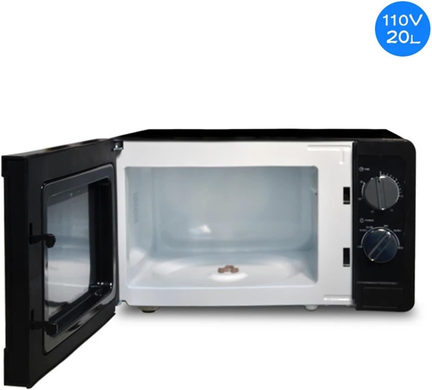 110V 60HZ Microwave Oven 20L Marine Turntable Commercial Household Microwave Oven High Power 6-speed Adjustable 1150W(110V,US)