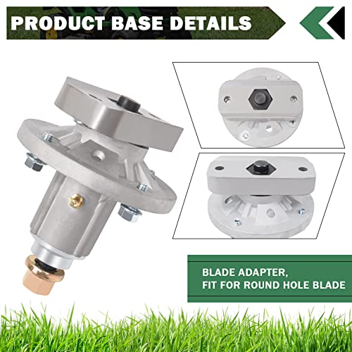 image for CheeMuii 2 Pack Lawn Mower Deck Spindles Fit for John Deere L100 L107 