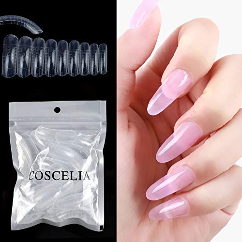 COSCELIA Poly Nail Gel Kit with 36W LED Nail Lamp Base and Top Coat Nail Dual Form Brush Liquid Manicure Tools Set - Thumbnail 5