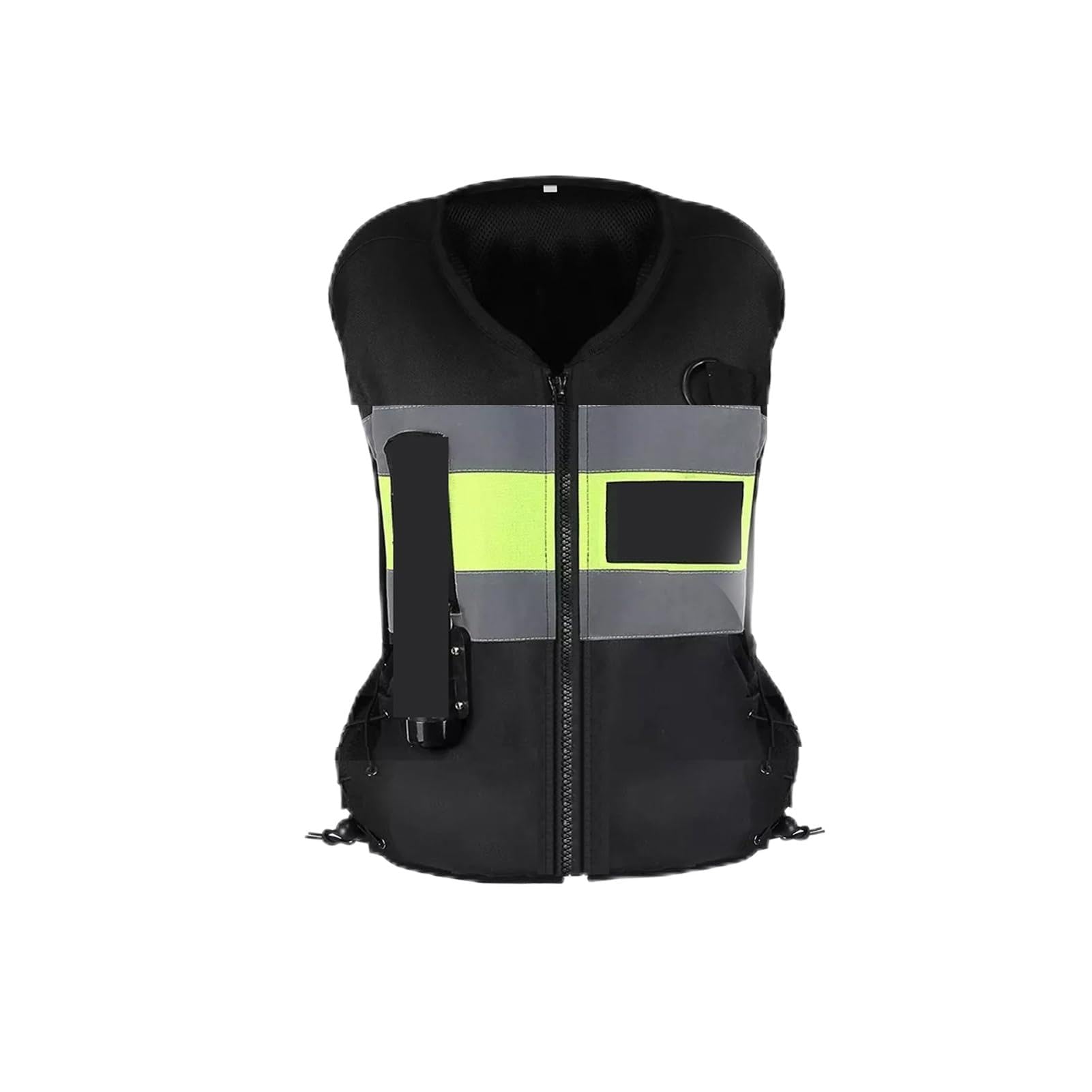 Gilet Airbag Moto Zippé Veste D'équitation Réutilisable, Déclenche L'airbag En 0,1 S