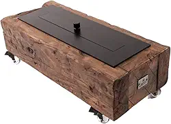 Lareira Ecológica Madeira Portátil (Black 55cm)