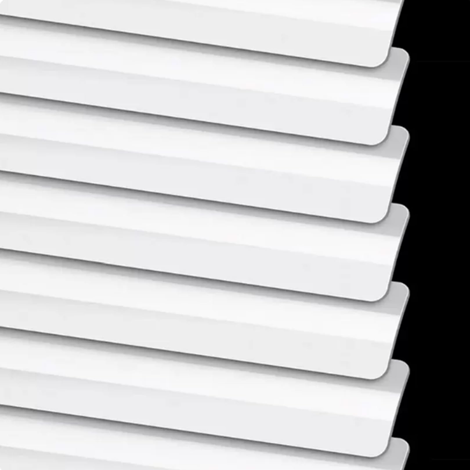 Blanc Store Vénitien Fenêtres en Aluminium, Store Vénitien en pour et Portes, Usage Domestique et Professionnel, Personnalisable (110×200cm)