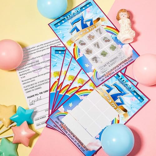 Image of Frienda 10 Pcs Pregnancy Announcement Scratch off Cards 4 x 6 Inch Baby Announcement Fake Lottery Tickets Pregnancy Reveal Creative Ideas for Surprising Future Dad, Family and Friends