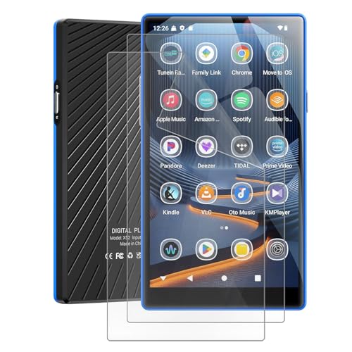 Futanwei MECHEN X52�p�X�N���[���v���e�N�^�[ - [2���p�b�N] HD�N���A�\�t�gTPU�t�B���� [�w��h�~] [���h�~] [�C�A�Ȃ�] [�P�[�X�t�����h���[] MECHEN WiFi MP3�v���[���[ X52(5�C���`)�Ή�