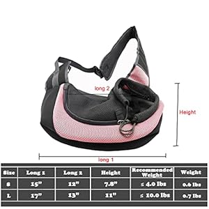 Pet-Dog-Sling-Carrier-Breathable-Mesh-Portable-Travel-Safe-Pet-Sling-Shoulder-Bag-Carrier-with-Adjustable-Non-Slip-Shoulder-Strap-for-Small-Dogs-Cats-Puppy-Large-Pink - Cucciolini Doodles   Pet-Dog-Sling-Carrier-Breathable-Mesh-Portable-Travel-Safe-Pet-Sling-Shoulder-Bag-Carrier-with-Adjustable-Non-Slip-Shoulder-Strap-for-Small-Dogs-Cats-Puppy-Large-Pink