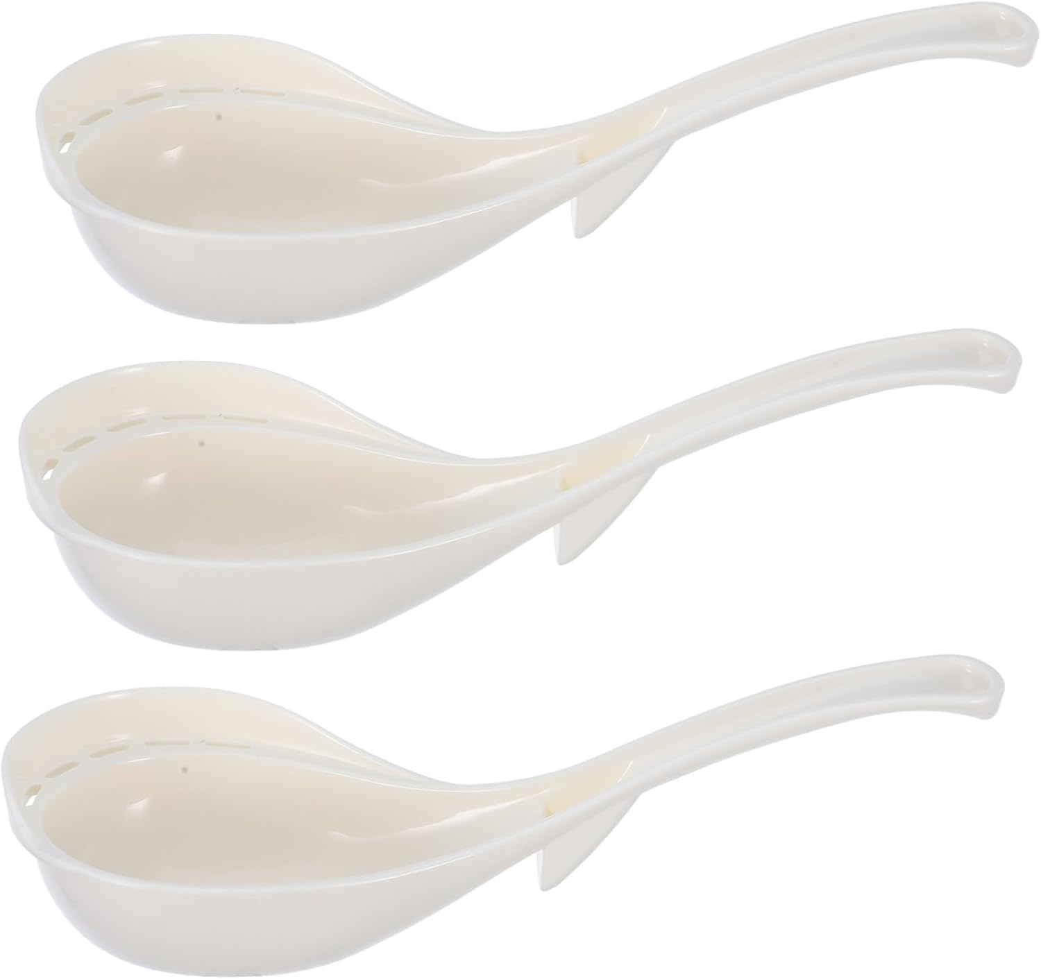 IMIKEYA 3pcs Mini Soup Spoons Plastic Serving Ladles for Cooking Large Utensils for Restaurant IMIKEYA 3pcs Mini Soup Spoons Plastic Serving Ladles for Cooking Large Utensils for Restaurant