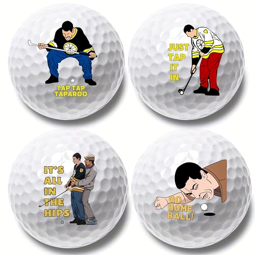 CYjorkbgg 4PCS Funny Golf Balls for Men Humor Trick Novelty