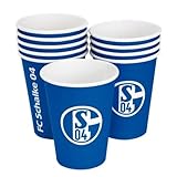 Farbe: Blau / Weiß Motiv: S04 Logo + FC Schalke 04 Schriftzug