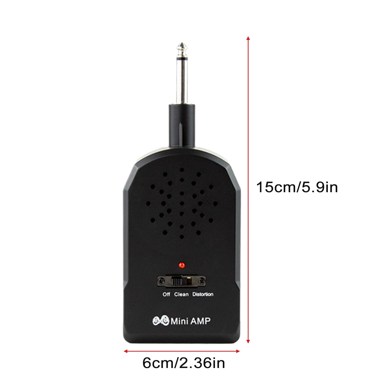 Amplificador de guitarra – Mini amplificadores inalámbricos portátiles para guitarra eléctrica y bajo con efectos integrados | Dispositivo musical compacto para estudio, casa, concierto